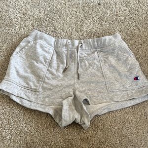These are medium champion shorts that are super comfortable to wear everyday.